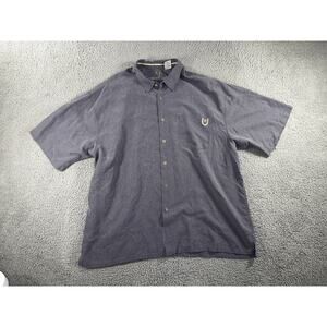 Bamboo Cay Shirt Men 2XL Button Upl‎ Short Sleeve Travel Vacation Resort